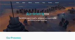 Desktop Screenshot of justpropertygroup.com